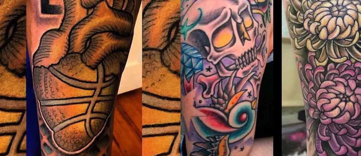 Tattoo Cat Skull - Justin Rochelle - Deep Ellum Apparel - EVERYTHING ELLUM